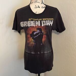 Green Day Black 21St Century Breakdown Graphic
